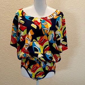 Emanuel Ungaro Silk Bodysuit